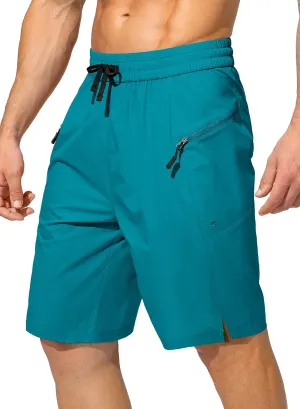 Men's Swim Trunks Quick Dry Board Shorts with Zipper Pockets Beach Shorts Bathing Suits for Men - No Mesh Liner