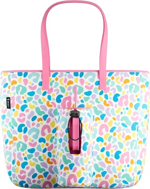Meoky 15 L Womens Tote Bag: Utility Tote Bag with Zipper for 40 oz Tumbler with Handle