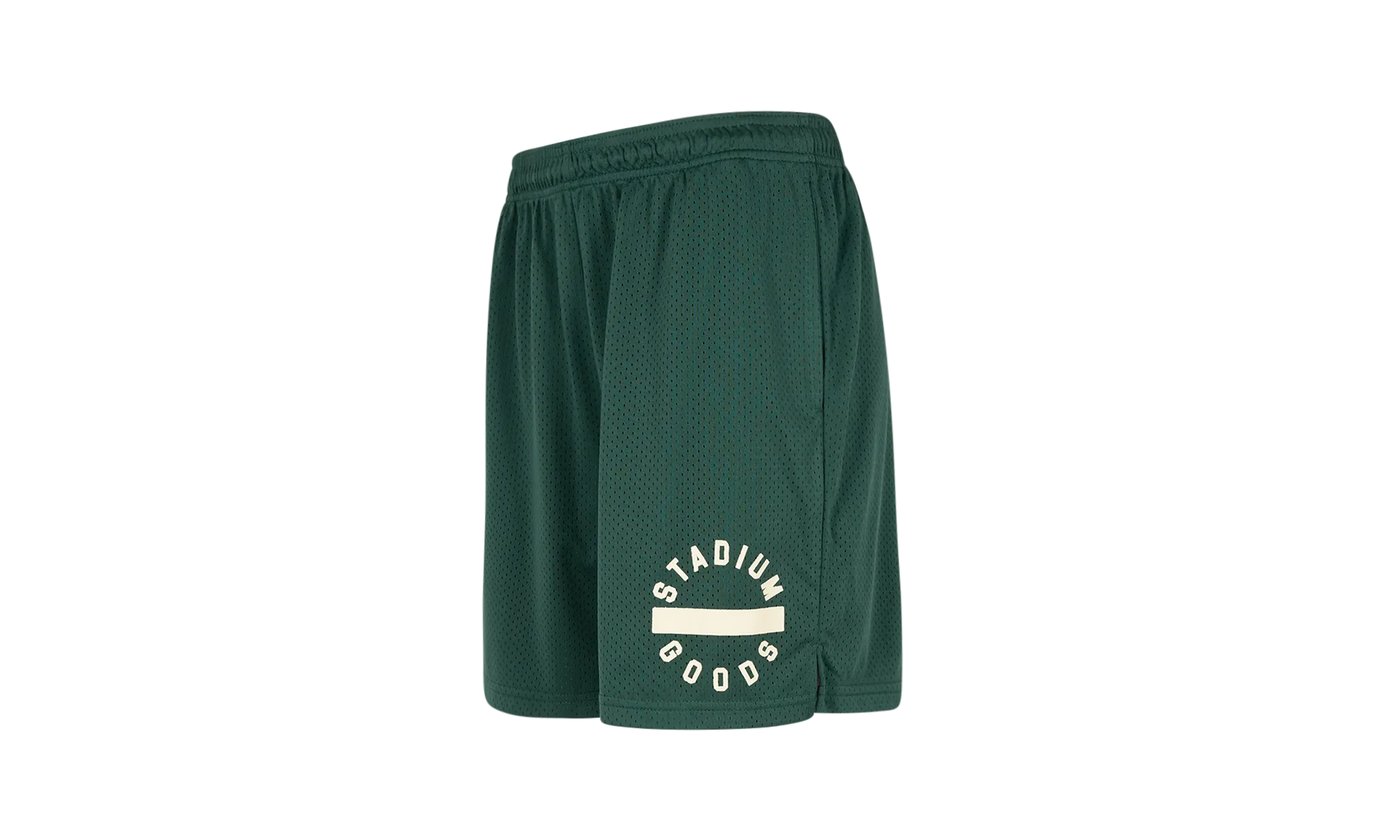 Mesh Gym Shorts "Green/Cream"
