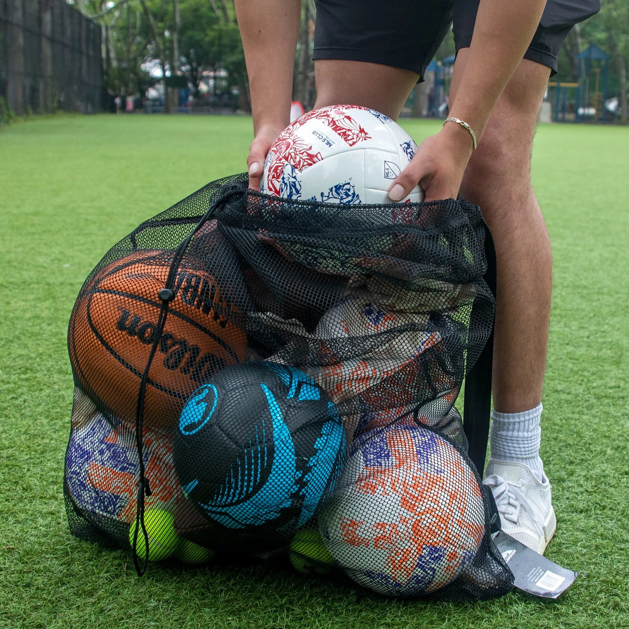 Mesh Laundry & Sports Bag - 40 X 30 Inches NoveltiesMart Wholesale