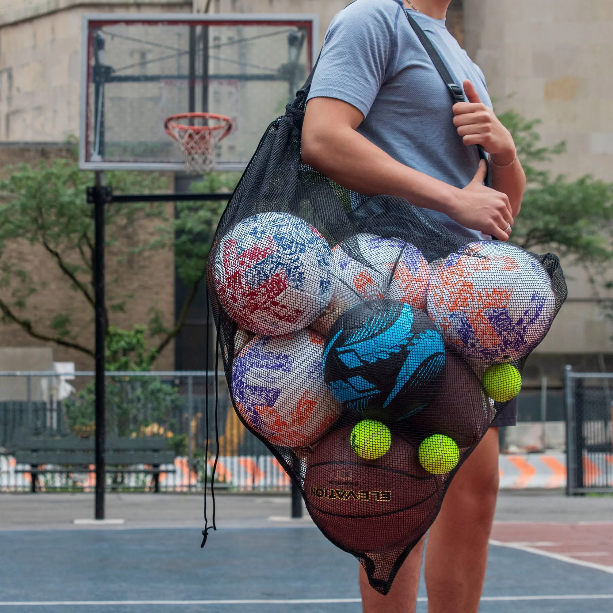 Mesh Laundry & Sports Bag - 40 X 30 Inches NoveltiesMart Wholesale
