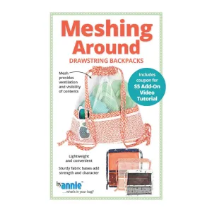Meshing Around Drawstring Backpacks Pattern