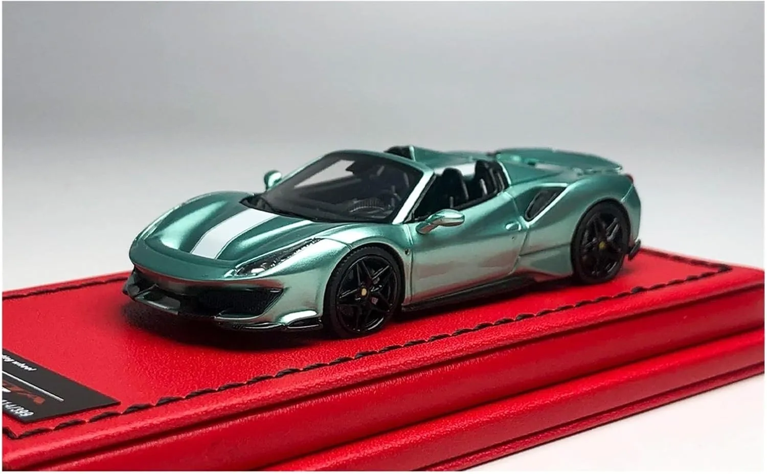 Metal Die Cast Toy Cars 1:64 for 488 Pista Convertible Supercar Resin Car Model Suitable for Adult Collection Ornaments for Home Or Office Décor