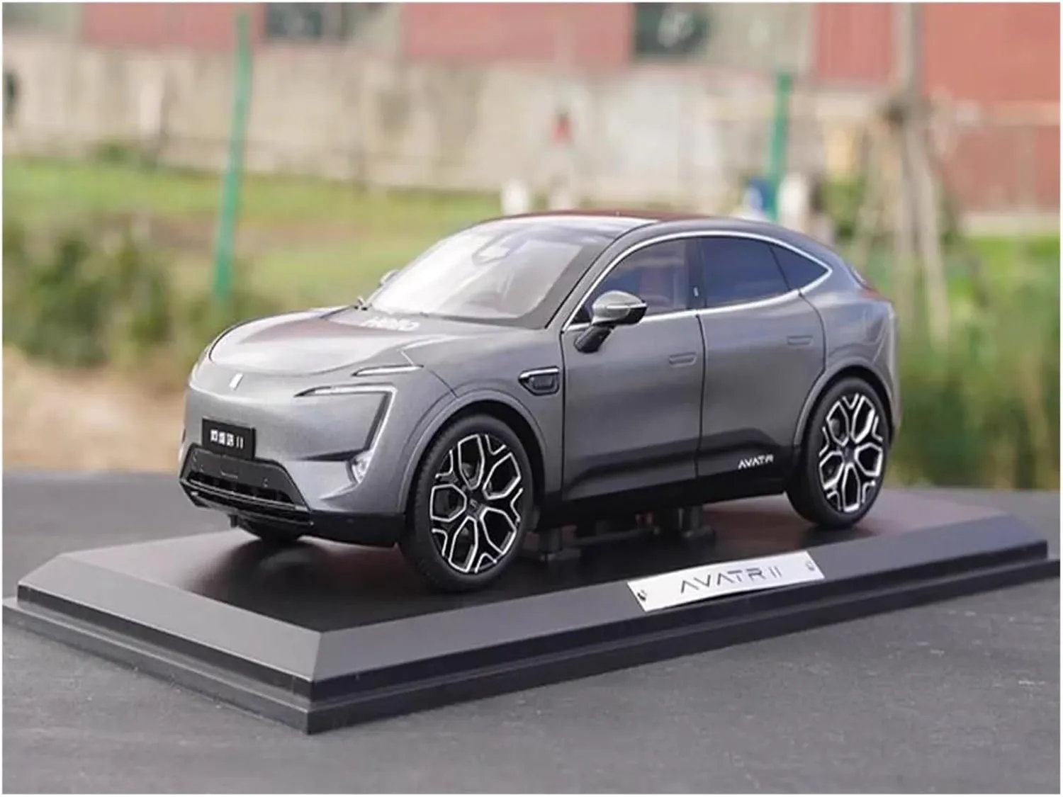 Metal Vehicles Toys 1:18 for Avatr 11 Simulation Alloy Model Static Souvenir Model Display Gift Vehicle Toys Decoration Home Or Office Décor(Black)