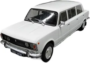 Metal Vehicles Toys 1/43 for Fiat 125P Jamnik Alloy Car Model Extended Version Interior Decoration Toy Home Or Office Décor
