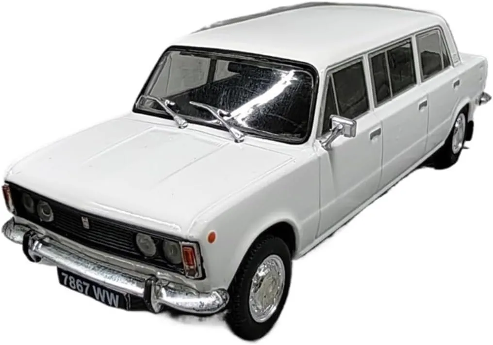 Metal Vehicles Toys 1/43 for Fiat 125P Jamnik Alloy Car Model Extended Version Interior Decoration Toy Home Or Office Décor