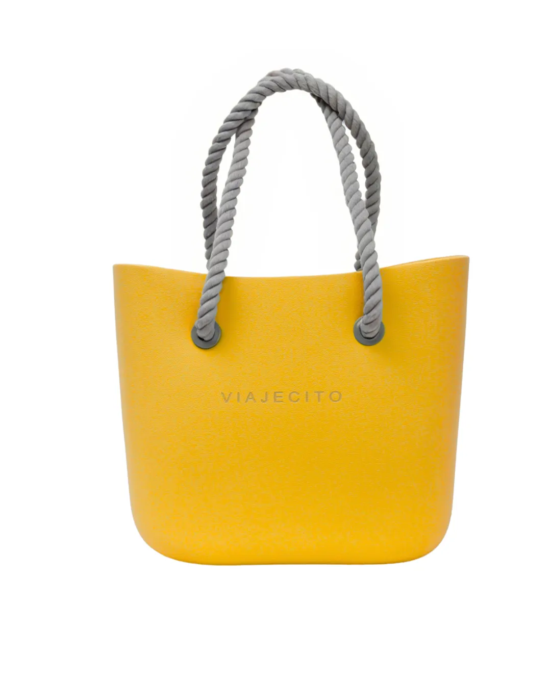 Midi Beach Tote Set - Camel Yellow with Natural Lining