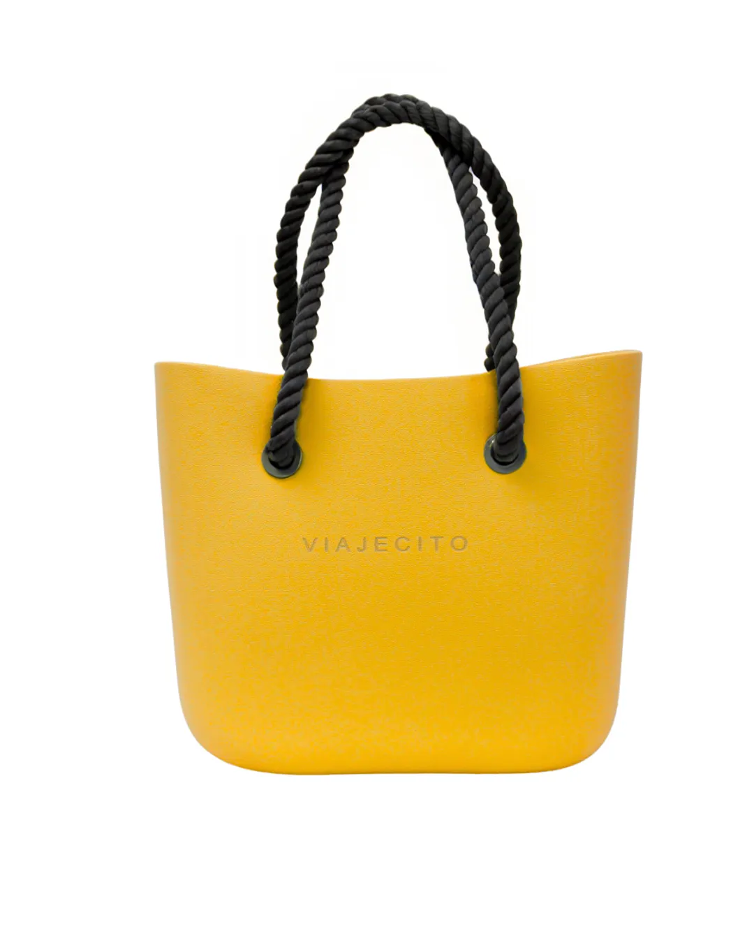 Midi Beach Tote Set - Camel Yellow with Natural Lining
