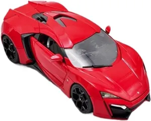 Mini Cars Replica 1:18 for JADA Lykan Alloycar Model Sports Car Fashion Convertible Vehicles Collection Display Race Car Birthday Party Decorations