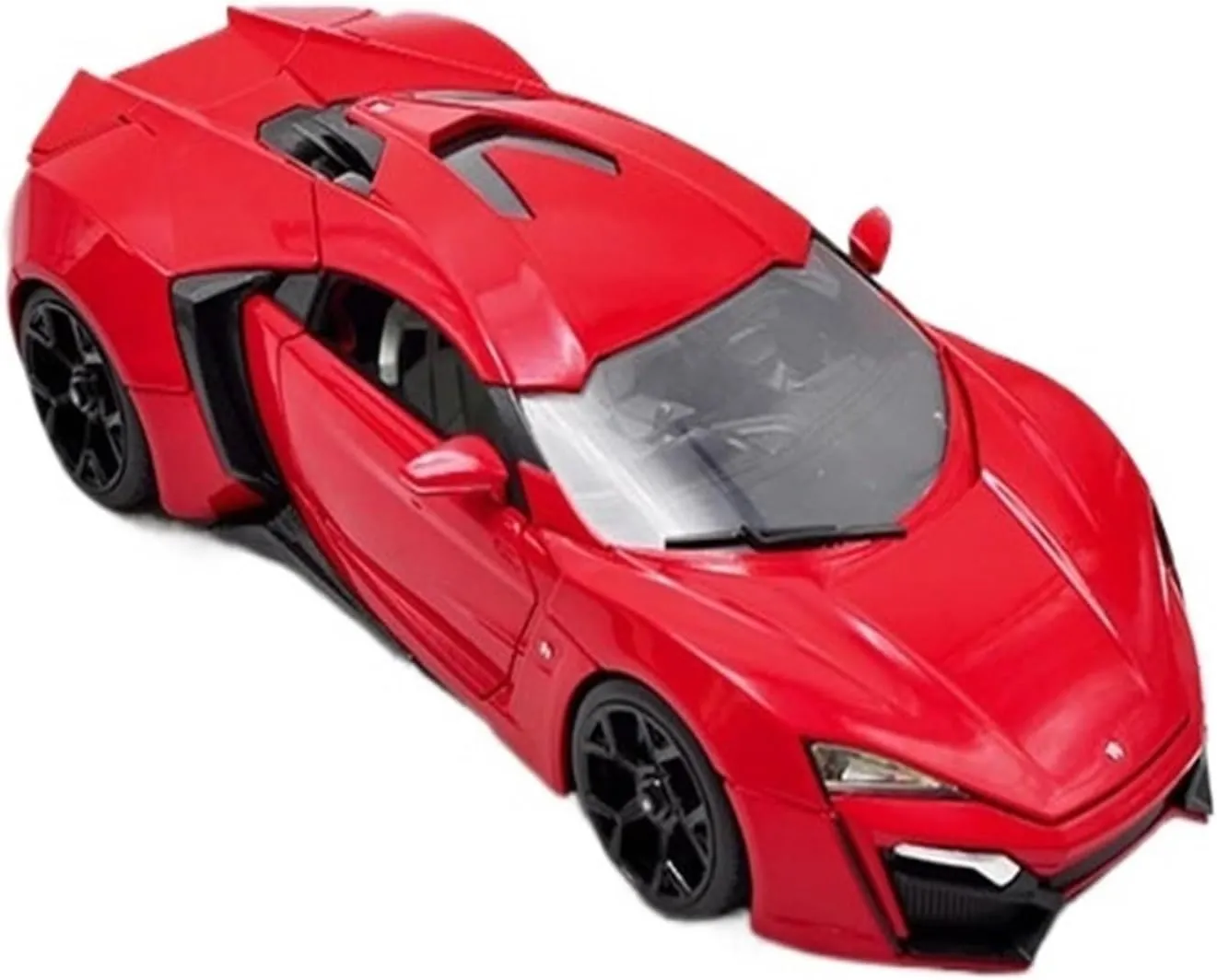 Mini Cars Replica 1:18 for JADA Lykan Alloycar Model Sports Car Fashion Convertible Vehicles Collection Display Race Car Birthday Party Decorations
