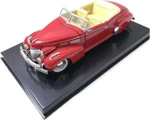 Mini Cars Replica 1:32 for Cadill Signature 1940 Famous Classic Car Alloy Hobby Collection Convertible Sedan Ornaments Race Car Birthday Party Decorations