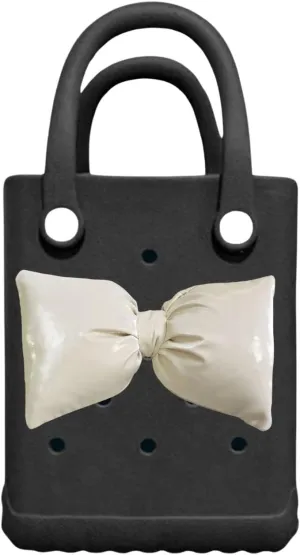 Mini Rubber tote bag, Rubber Beach Tote, Lightweight Washable Tote for Beach Pool Travel