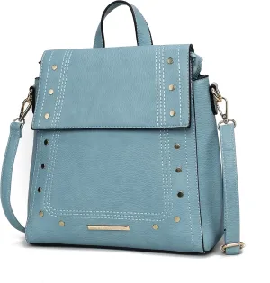 MKF Collection Shoulder Bag Convertible Handbag, Women’s Backpack, Satchel & Crossbody 3-in-1 Top-Handle Purse by Mia K