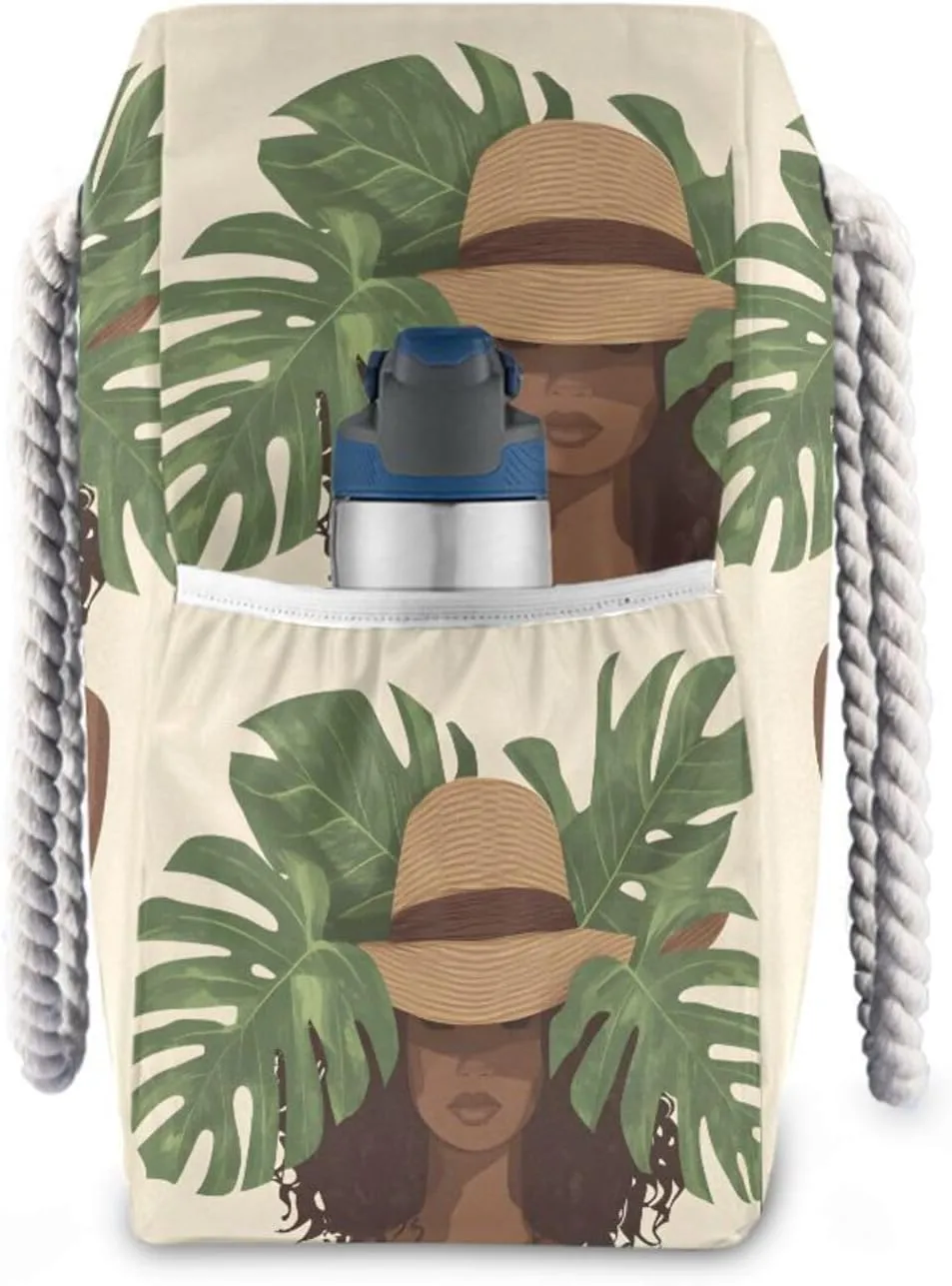 MNSRUU Large Beach Bag for Women, Summer Ocean Tote Travel Gym Swim Bag