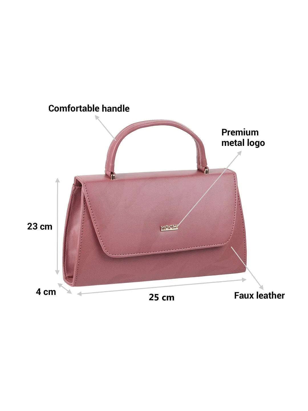 Mochi Textured Structured Satchel