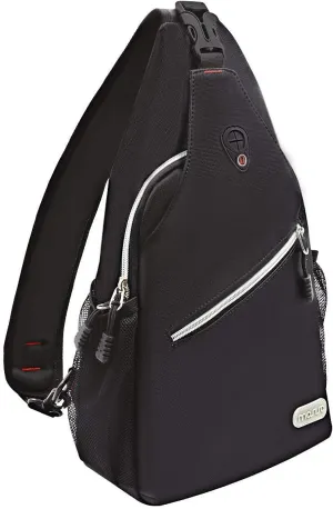 MOSISO Rope Sling Backpack (Up to 13 inch), Multipurpose Crossbody Chest One Shoulder Outdoor Travel Hiking Daypack