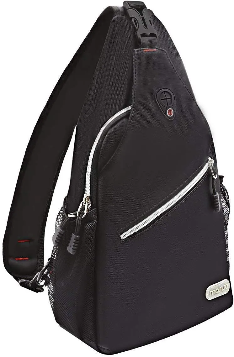 MOSISO Rope Sling Backpack (Up to 13 inch), Multipurpose Crossbody Chest One Shoulder Outdoor Travel Hiking Daypack