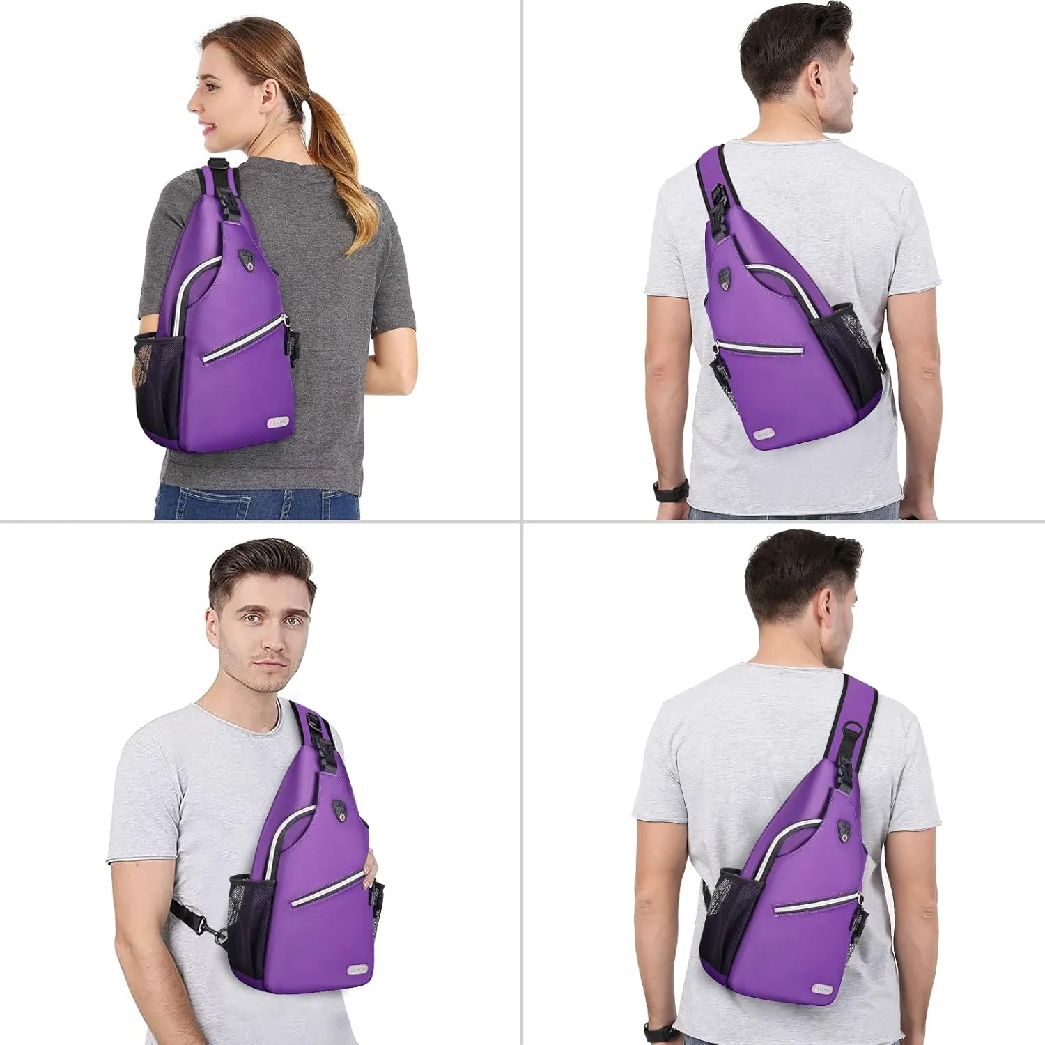 MOSISO Sling Backpack, Multipurpose Crossbody Shoulder Bag Travel Hiking Daypack