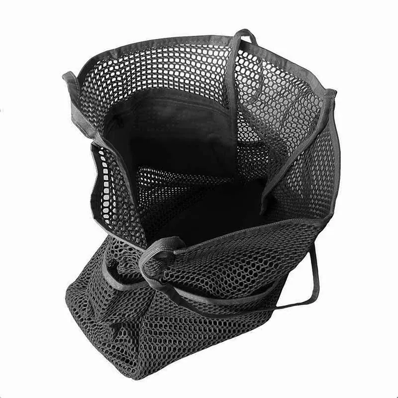Multi Pockets Beach Bag For Towels Mesh Durable Travel Waterproof Tote Bag