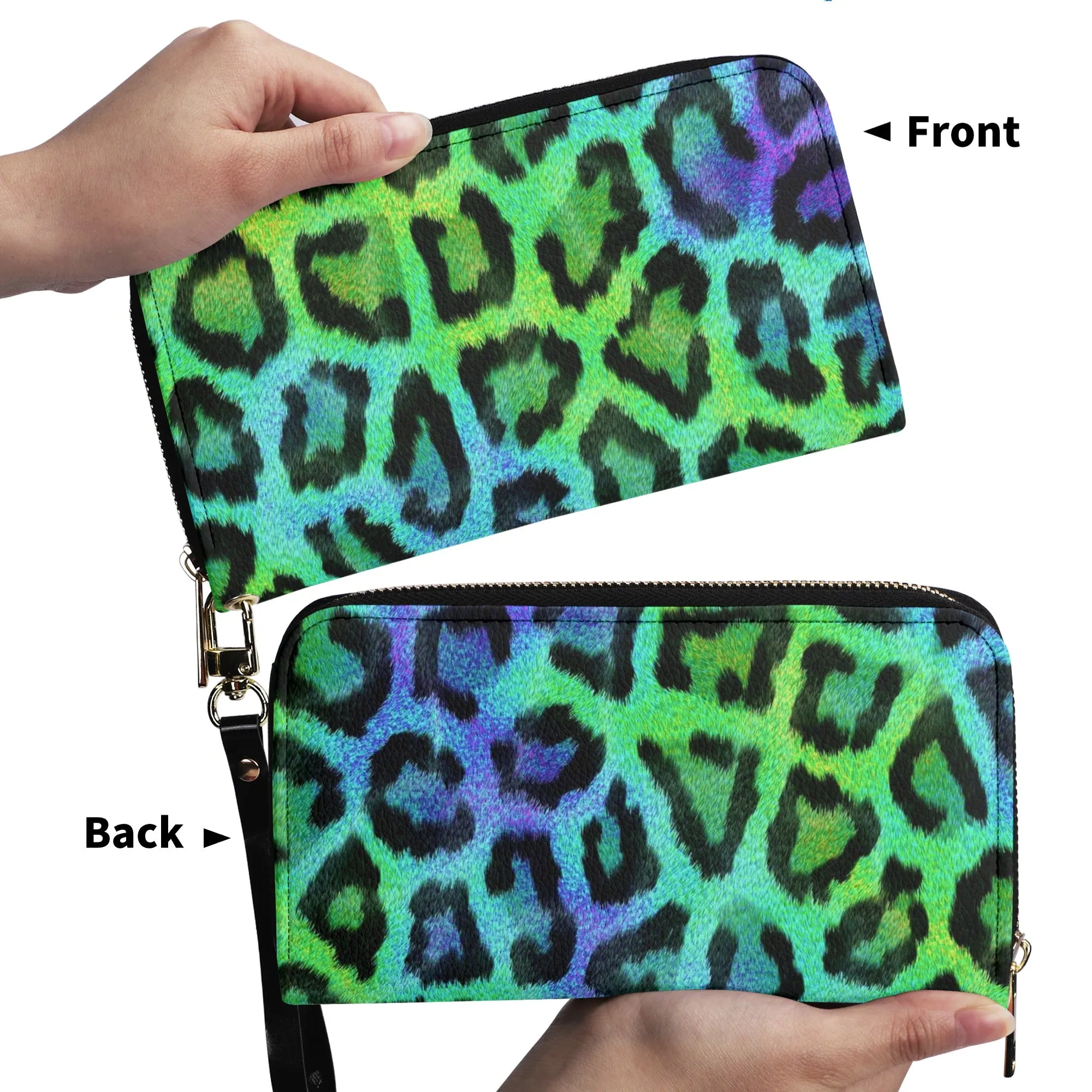 Multicolored Leopard Print PU Leather Wallet
