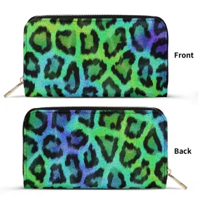 Multicolored Leopard Print PU Leather Wallet