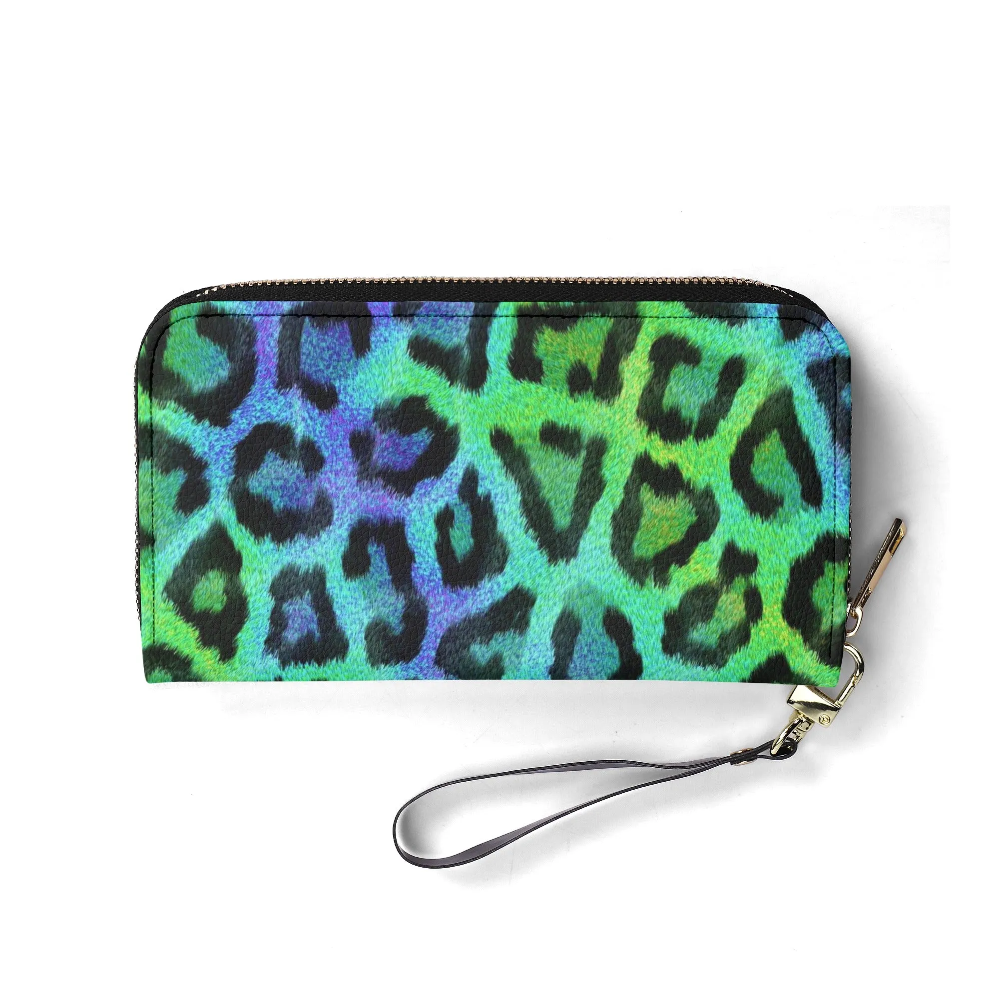 Multicolored Leopard Print PU Leather Wallet