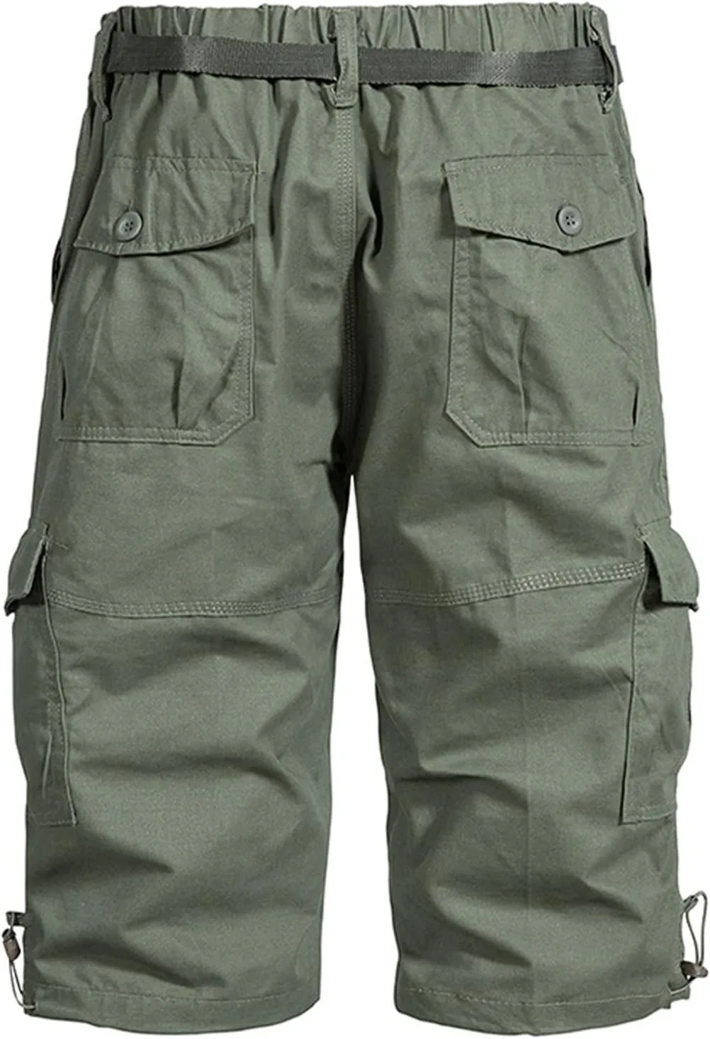 Muscularfit Cargo Shorts for Men Relaxed Fit Big and Tall Multi Pockets Solid Tooling Shorts Summer Fashion Athletic Shorts