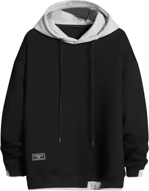 Muscularfit Men's Fashion Hoodies & Sweatshirts Casual Long Sleeve Knit Cotton Hooded Shirts Drawstring Gym Athletic Pullover