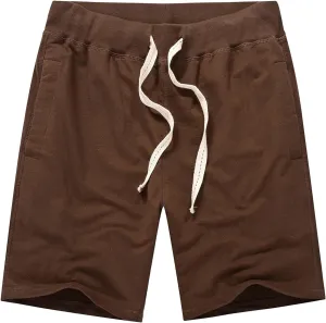 Muscularfit Mens Shorts Casual Stretch Cotton Drawstring Shorts Loose Fit Zipper Pockets Athletic Shorts Summer Beach Shorts