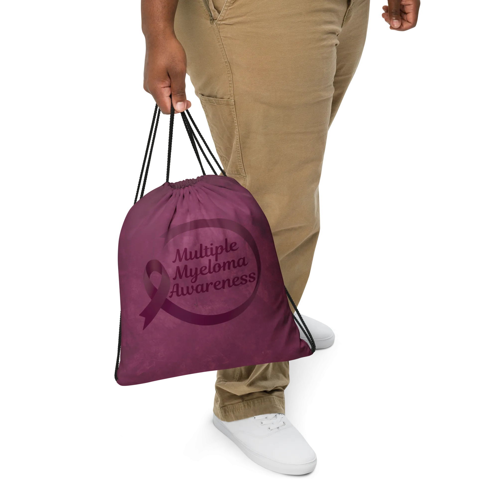 Myeloma Awareness Drawstring bag