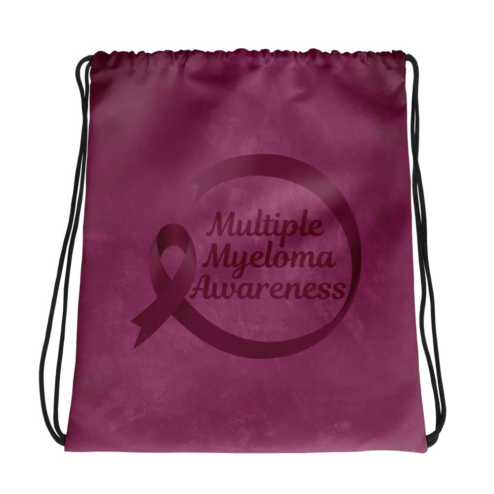 Myeloma Awareness Drawstring bag