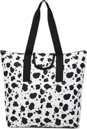 mygreen Foldable Work Tote Bags For Women Large Tote Travel Bag, Nurse Bag, Teacher Bag, Mom Bag