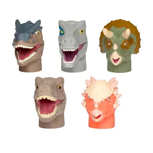 NBC Universal Jurassic World Bath Finger Puppets, 10 Pc - Party Favors, Educational, Bath Toys, Story Time, Beach Toys, Playtime, Stocking Stuffer