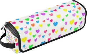 Neon Cololove reds Hot Hair Tools Travel Bag with Iron Mat Hair Tools Organizer Storage Bag for Hot Tools Curling Iron Flat Irons Hair Volumizer Styler