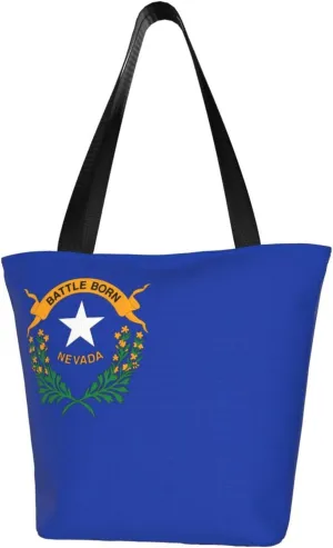 Nevada State Flag Cross-body Shoulder Bag, Women's One-shoulder Handbag, Weekend Travel Shopping and Playing Shoulder Bag