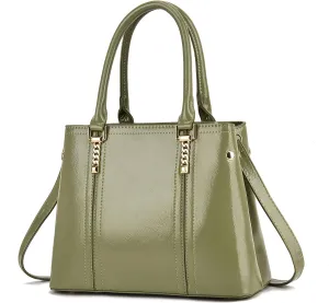 Nevenka Women's Patent Leather Top Handle Large Tote Lady Shoulder Bag Handbag satchel…