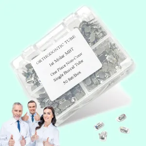 New Advanced 200PCS 50Sets/Type 1st MOL MBT 0.022"" Single BUC Box Organizer 4 Types Kit, Green