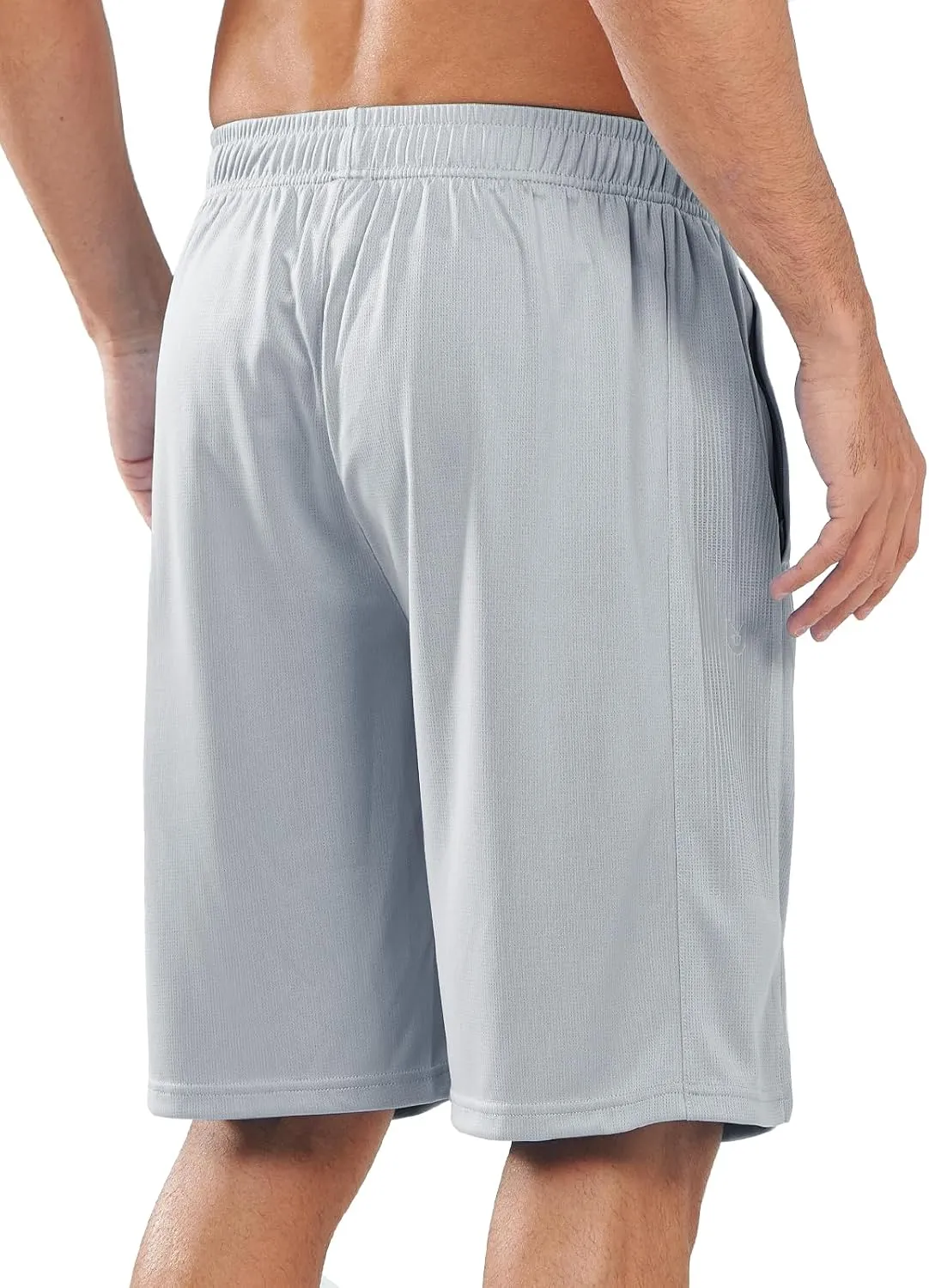 NORTHYARD Men's 10" Athletic Shorts Basketball Workout Gym Lightweight Quick Dry Shorts with Mesh & Zip Pockets