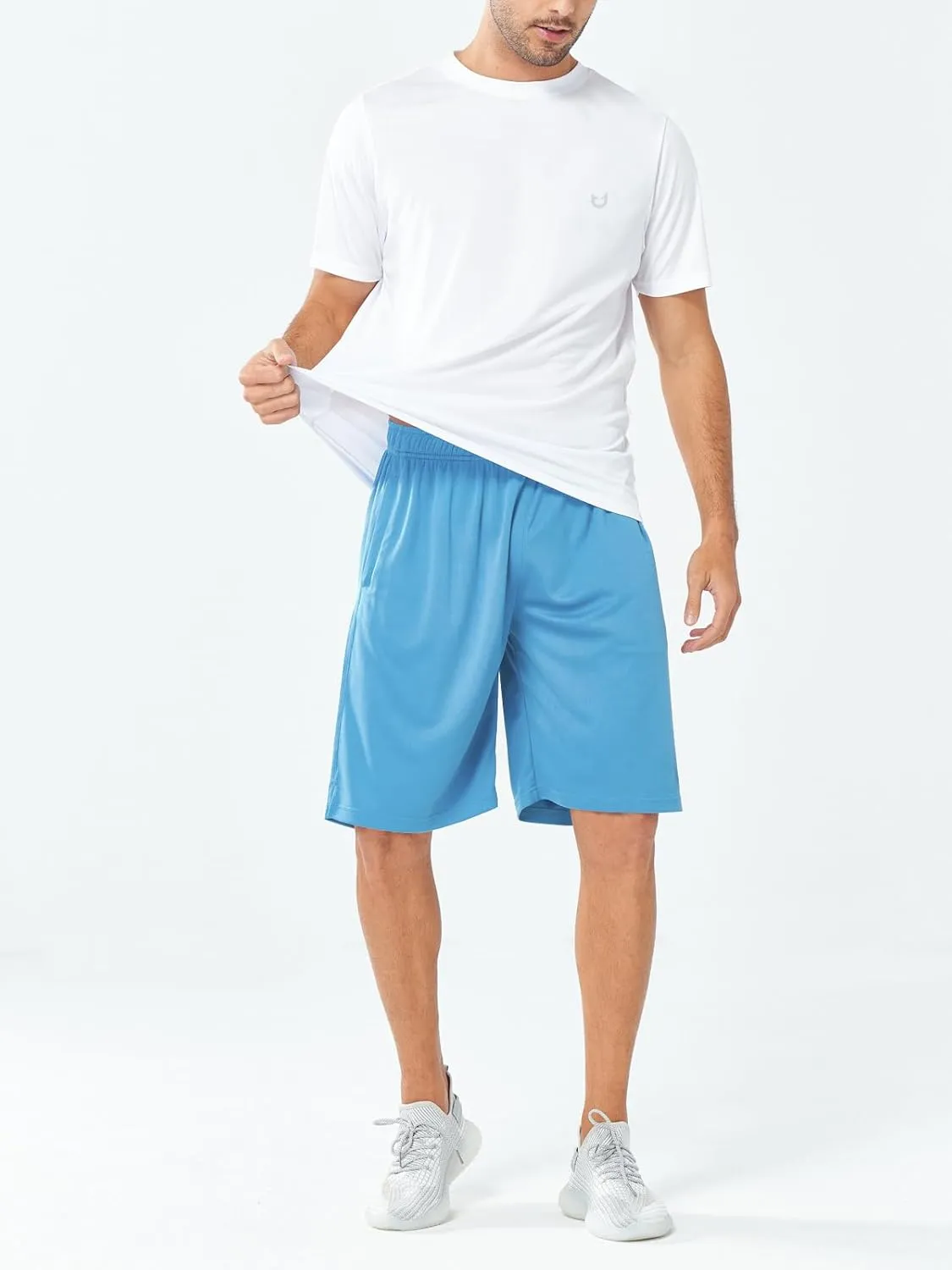 NORTHYARD Men's 10" Athletic Shorts Basketball Workout Gym Lightweight Quick Dry Shorts with Mesh & Zip Pockets