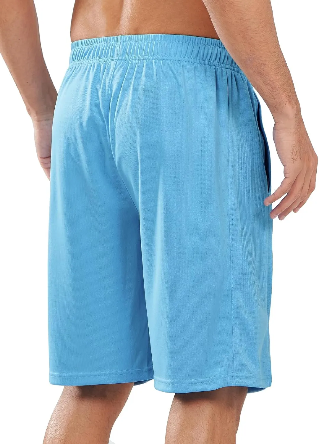 NORTHYARD Men's 10" Athletic Shorts Basketball Workout Gym Lightweight Quick Dry Shorts with Mesh & Zip Pockets