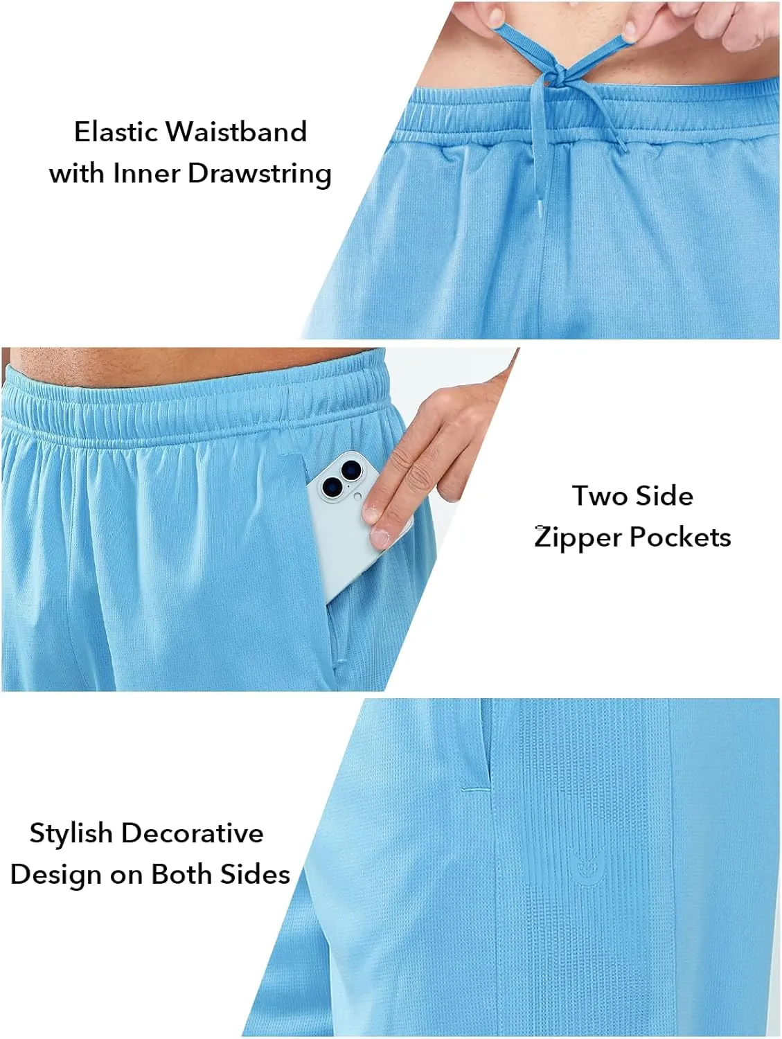 NORTHYARD Men's 10" Athletic Shorts Basketball Workout Gym Lightweight Quick Dry Shorts with Mesh & Zip Pockets