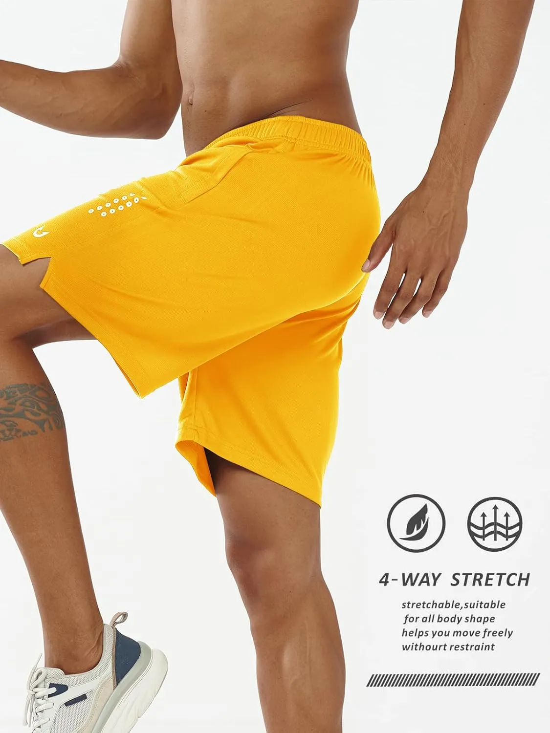 NORTHYARD Men's 5"/7"/10" Athletic Basketball Shorts Workout Gym Quick Dry Shorts Lightweight Mesh Running Shorts Tennis