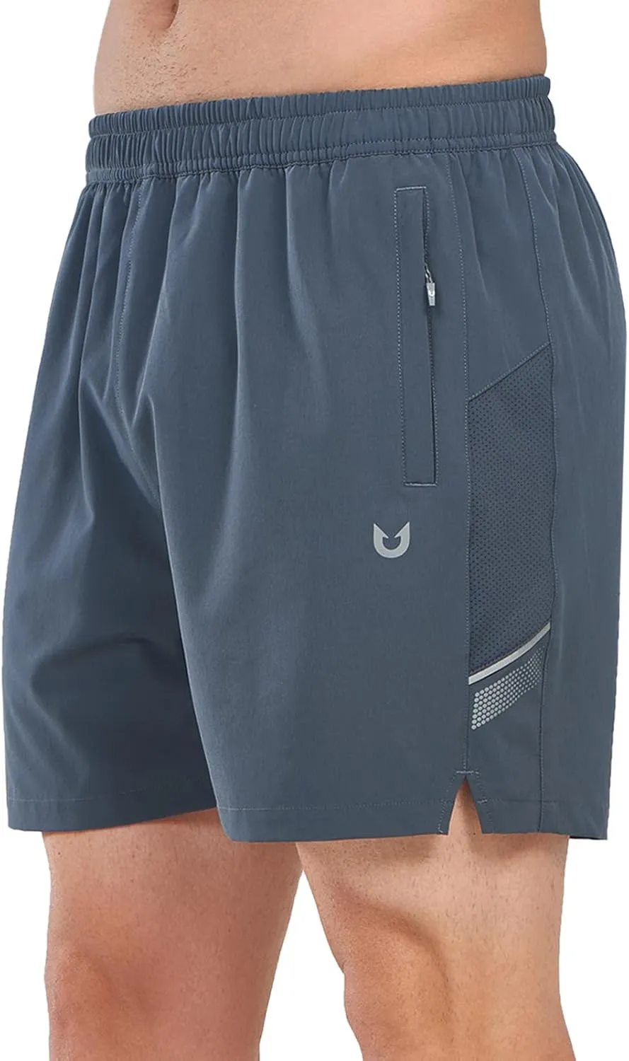 NORTHYARD Men's Athletic Running Shorts 5" Quick Dry Lightweight with Zip Pockets Gym Workout Active