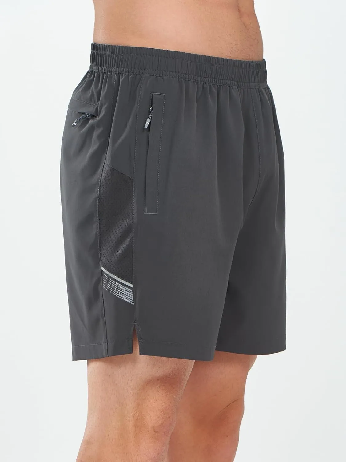 NORTHYARD Men's Athletic Running Shorts 5" Quick Dry Lightweight with Zip Pockets Gym Workout Active