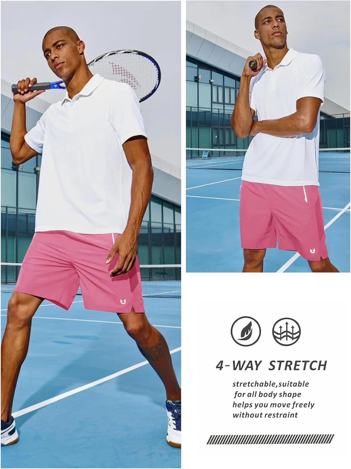 NORTHYARD Men's Running Athletic Shorts 5"/ 7"/ 9" Workout Gym Short Tennis Quick Dry Active Sport Hiking Basketball