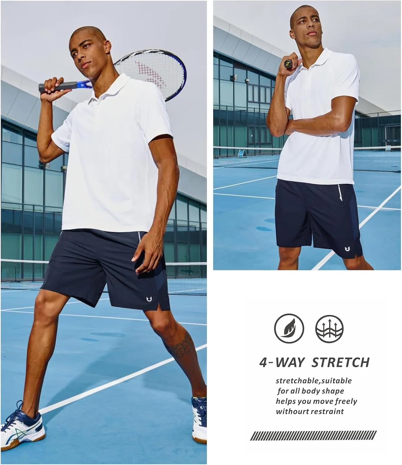 NORTHYARD Men's Running Athletic Shorts 5"/ 7"/ 9" Workout Gym Short Tennis Quick Dry Active Sport Hiking Basketball