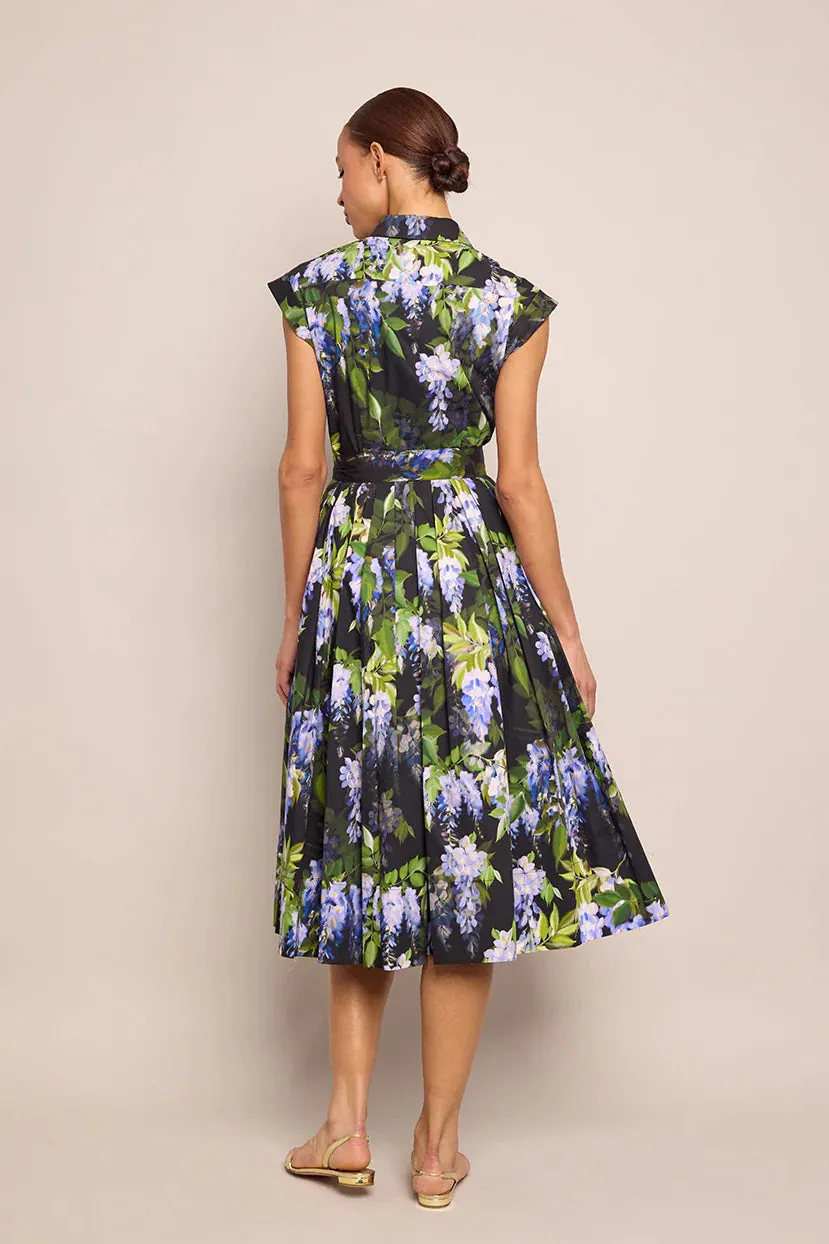 Octavia Dress - Wisteria Black