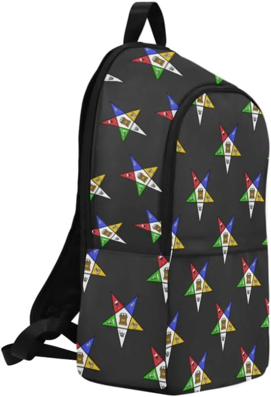 OES Backpack Order of Eastern Star Print Travel Backpack, suitable for travel trips, sessions, business or for work, Large Adult Size