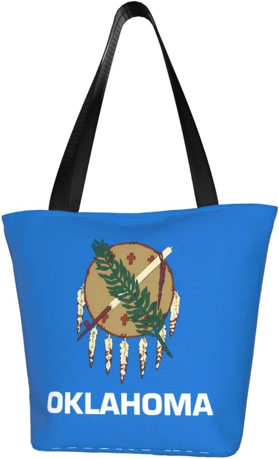 Oklahoma State Flag Cross-body Shoulder Bag, Women's One-shoulder Handbag, Weekend Travel Shopping and Playing Shoulder Bag