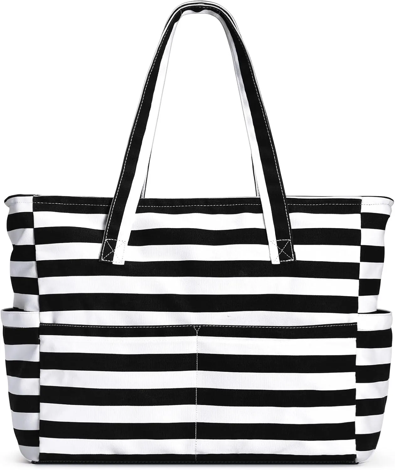 oscaurt Beach Bags for Women Large Waterproof Sandproof Beach Tote Swim Pool Bag with Zipper for Travel Vacation Essentials